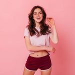 Short Louis Vuitton, em oxford, vinho