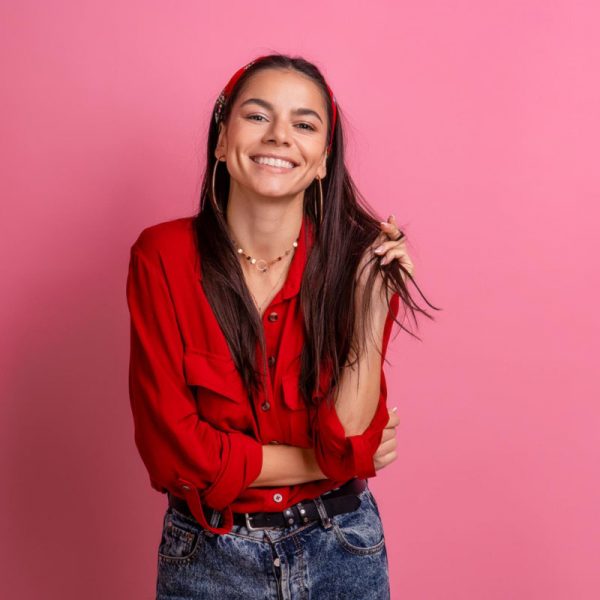 Camisa Dior, vermelha em malha